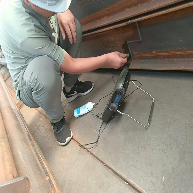 Struchtúr Cruach Liweiyuan Críochnaíonn sé go rathúil tástáil ultrasonaic ar stórais struchtúir cruach a onnmhairítear go dtí an Téalainn