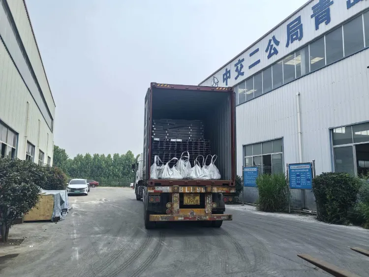 Seachadann Struchtúr Cruach Qingdao Liweiyuan Comhpháirteanna Cruach Chustaim d'Fheirmeacha Iascaigh chuig Cliant Íoslainnis
